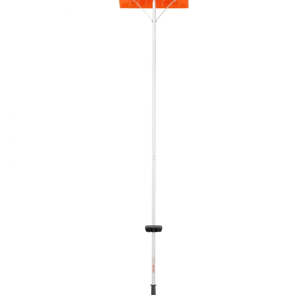 VEVOR Snow Roof Rake, 25" Plastic Blade Snow Removal Tool, 21ft Reach Aluminium Handle, Superior Roof Shovel with Anti-Slip Handle Grip, Easy to Setup & Use for House Roof, Car Snow, Wet Leaves