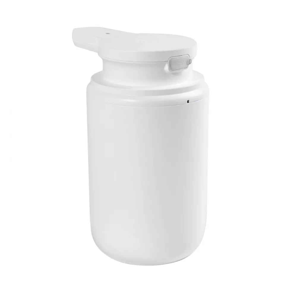 VEVOR Soap Dispenser, 300 ml / 10 oz, Rechargeable Automatic Hand Soap Dispenser with Pump, 2 Adjustable Levels, Modern Touchless Liquid Foam Container with Indicator for Bathroom and Kitchen, White