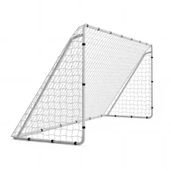 VEVOR Soccer Goal 12 x 6 FT Soccer Goal for Backyard with Iron Frame PE Net, Portable & Durable Set, High-Strength Net, Ground Stakes, Straps, for Youth & Adults Outdoor Backyard Practice Training