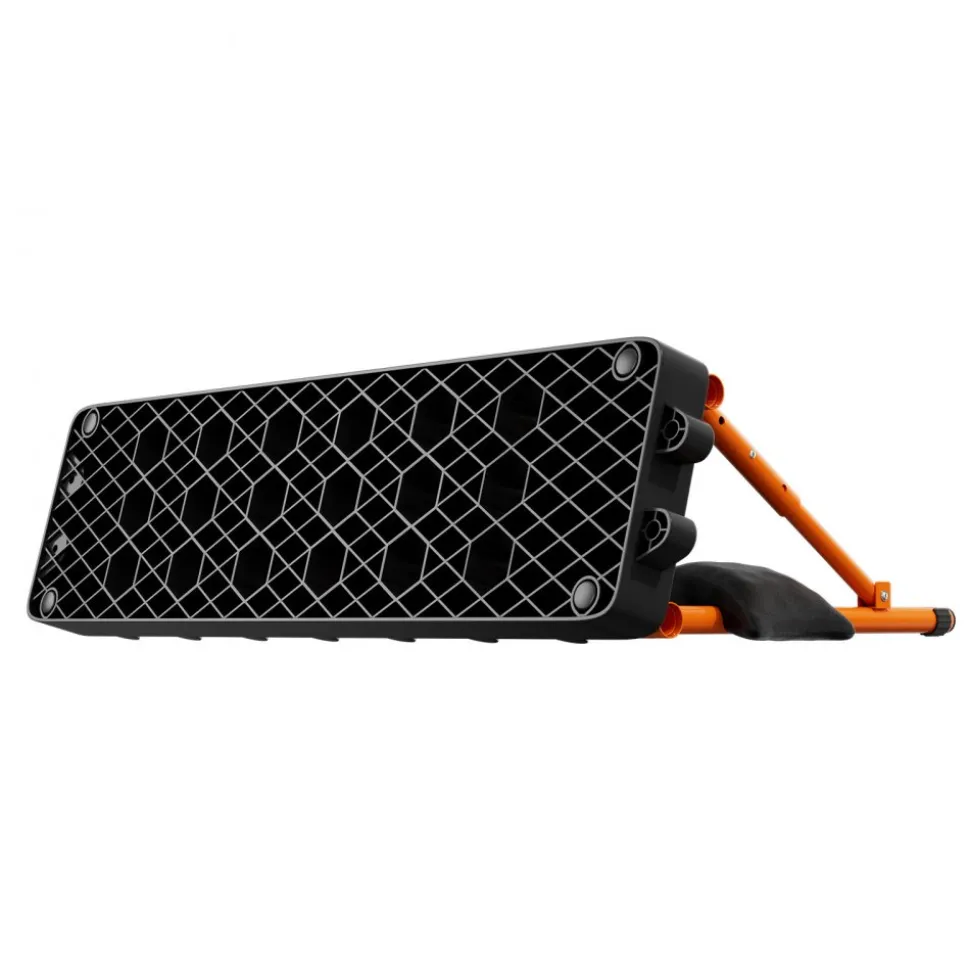 VEVOR Soccer Rebounder Board, 37.4 x 9.8 in Portable Soccer Rebound Wall, Dual Surface Sports Kick Back Trainer, 3 Adjustable Angles, Easy Setup Ball Practice Equipment for Passing & Reaction Skills