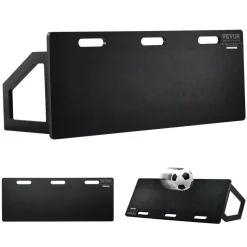 VEVOR Soccer Rebounder Board, 45"X18" Portable Soccer Wall with 2 Angles Rebound, Foldable HDPE Kickback Rebound Board, Soccer Training Equipment for Kids and Adults, Passing & Shooting Practice