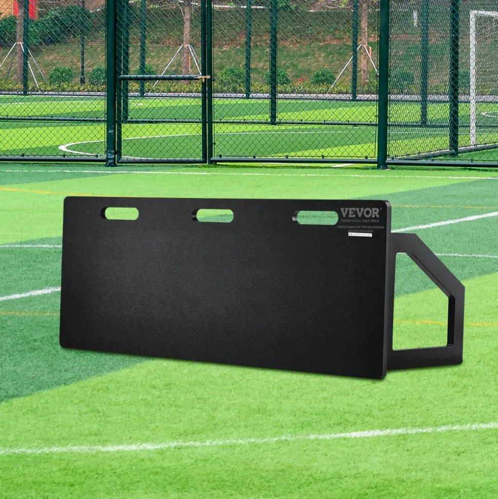 VEVOR Soccer Rebounder Board, 45"X18" Portable Soccer Wall with 2 Angles Rebound, Foldable HDPE Kickback Rebound Board, Soccer Training Equipment for Kids and Adults, Passing & Shooting Practice