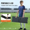 VEVOR Soccer Rebounder Board, 45"X13" Portable Soccer Wall with 2 Angles Rebound, Foldable HDPE Kickback Rebound Board, Soccer Training Equipment for Kids and Adults, Passing & Shooting Practice