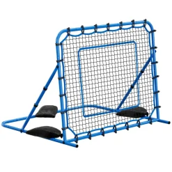 VEVOR Soccer Rebounder Net, Quick-Switch Angle Soccer Goal Rebounder for Control, Passing Practice, Heavy-Duty Iron Frame & PE Net, Easy Setup Ball Training Aids & Equipment for Teens&Adults,5 x 4 ft