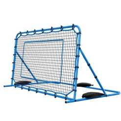 VEVOR Soccer Rebounder Net, Quick-Switch Angle Soccer Goal Rebounder for Control, Passing Practice, Heavy-Duty Iron Frame & PE Net, Easy Setup Ball Training Aids & Equipment for Teens&Adults,7 x 4 ft