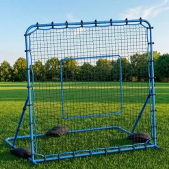 VEVOR Soccer Rebounder Net, Quick-Switch Angle Soccer Goal Rebounder for Control, Passing Practice, Heavy-Duty Iron Frame & PE Net, Easy Setup Ball Training Aids & Equipment for Teens&Adults,7 x 6 ft