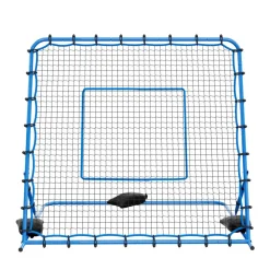 VEVOR Soccer Rebounder Net, Quick-Switch Angle Soccer Goal Rebounder for Control, Passing Practice, Heavy-Duty Iron Frame & PE Net, Easy Setup Ball Training Aids & Equipment for Teens&Adults,7 x 6 ft