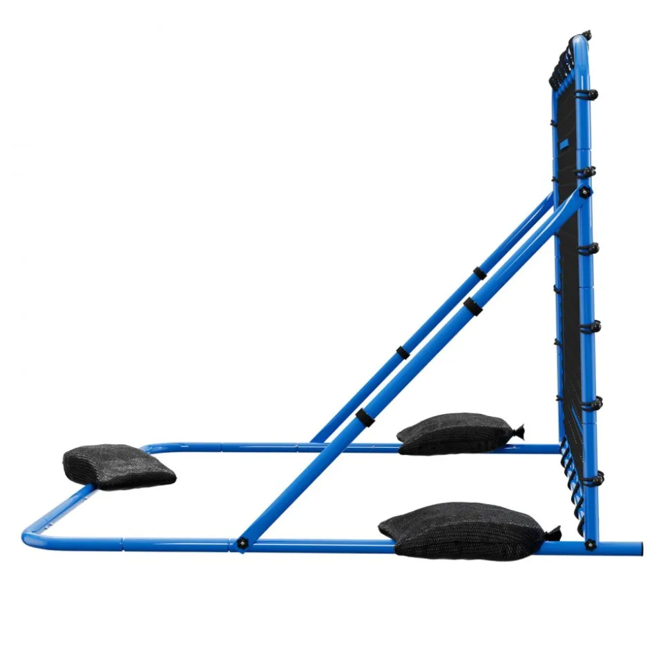 VEVOR Soccer Rebounder Net, Quick-Switch Angle Soccer Goal Rebounder for Control, Passing Practice, Heavy-Duty Iron Frame & PE Net, Easy Setup Ball Training Aids & Equipment for Teens&Adults,6 x 4 ft