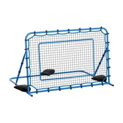 VEVOR Soccer Rebounder Net, Quick-Switch Angle Soccer Goal Rebounder for Control, Passing Practice, Heavy-Duty Iron Frame & PE Net, Easy Setup Ball Training Aids & Equipment for Teens&Adults,6 x 4 ft
