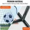 VEVOR Soccer Rebounder Net, 12x6FT Iron Soccer Training Equipment, Sports Football Training Gift with Portable Bag, Volleyball Rebounder Wall Perfect for Backyard Practicing, Solo Training, Passing