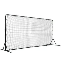 VEVOR Soccer Rebounder Net, 12x6FT Iron Soccer Training Equipment, Sports Football Training Gift with Portable Bag, Volleyball Rebounder Wall Perfect for Backyard Practicing, Solo Training, Passing