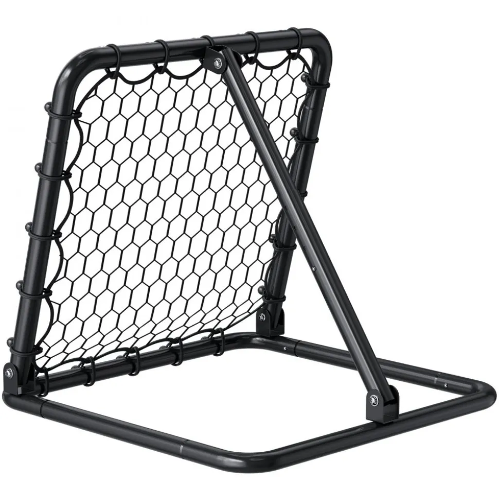 VEVOR Soccer Rebounder Rebound Net, Kick-Back 34"x34", Portable Football Training Gifts, Fully Adjustable Angles Goal Net, Aids & Equipment for Kids Teens & All Ages, Easy Set Up & Perfect Storage