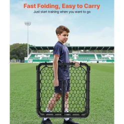 VEVOR Soccer Rebounder Rebound Net, Kick-Back 34