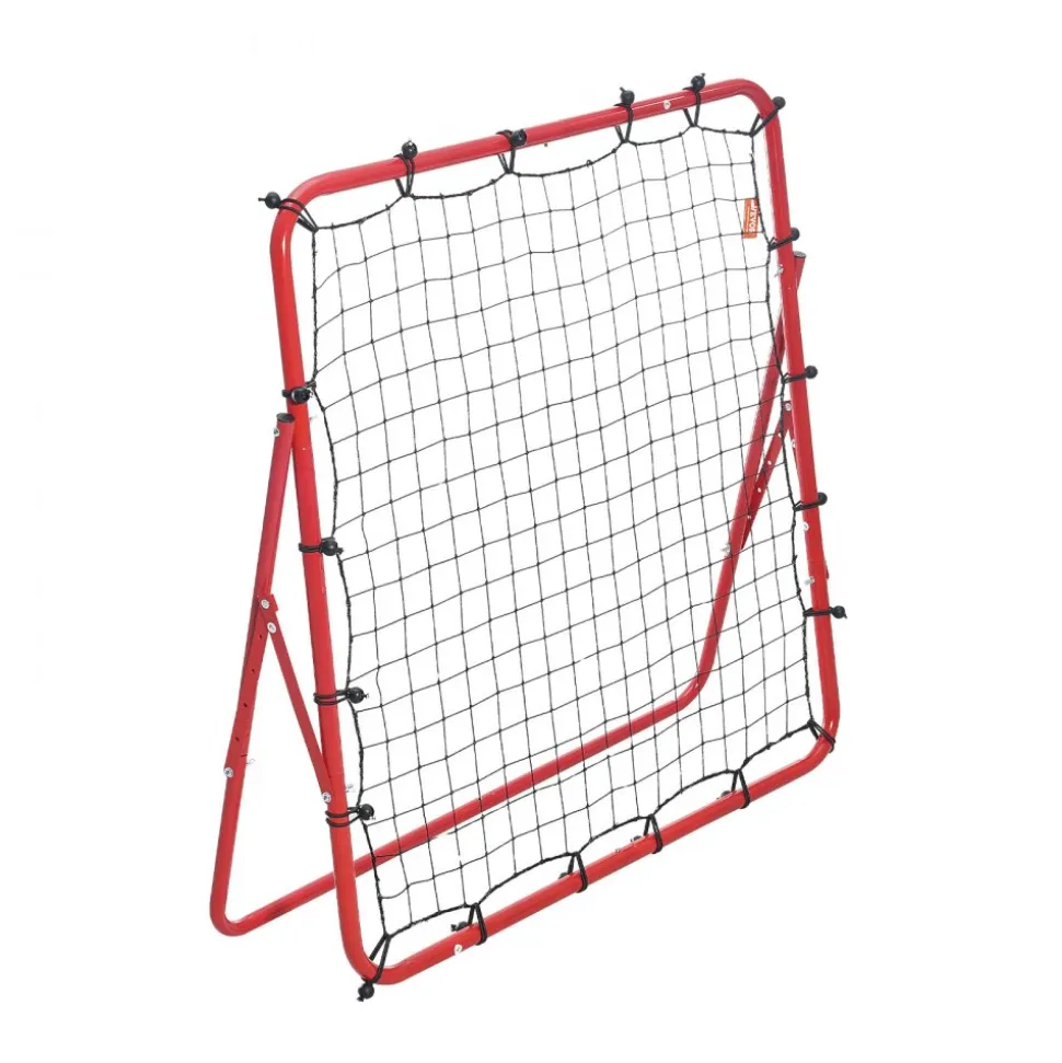 VEVOR Soccer Rebounder Rebound Net, Kick-Back 39"x39", Portable Football Training Gifts, Aids & Equipment for Kids Teens & All Ages, Easy Set Up & Perfect Storage