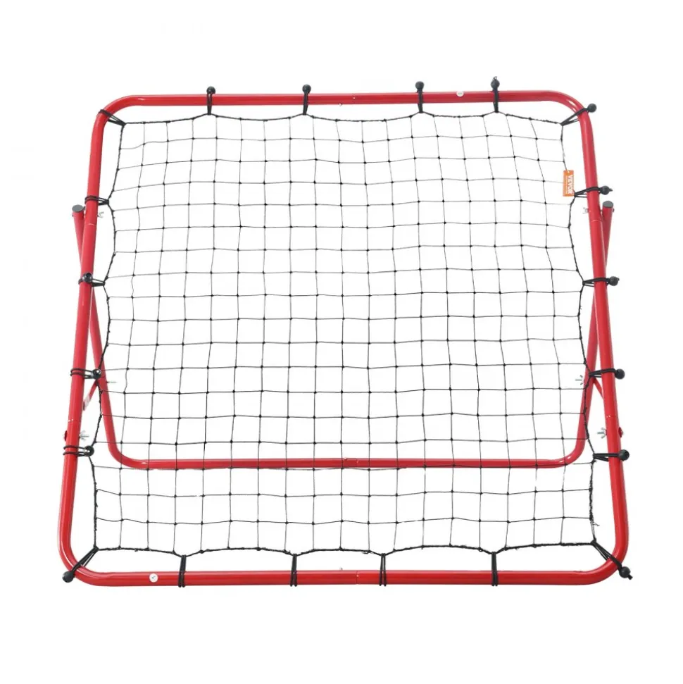 VEVOR Soccer Rebounder Rebound Net, Kick-Back 39"x39", Portable Football Training Gifts, Aids & Equipment for Kids Teens & All Ages, Easy Set Up & Perfect Storage