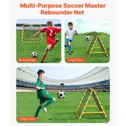 VEVOR Soccer Rebounder Rebound Net, 40