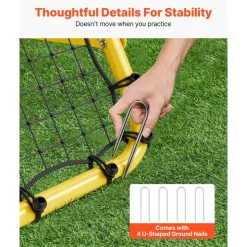 VEVOR Soccer Rebounder Rebound Net, 40