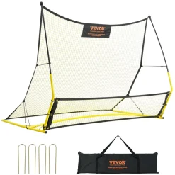 VEVOR Soccer Trainer, 2-IN-1 Portable Soccer Rebounder Net, 71