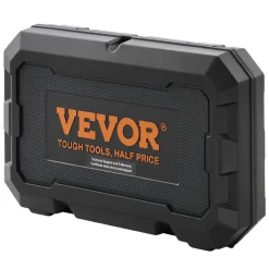 VEVOR Socket Set, 1/4 Inch Drive Socket and Ratchet Set, 6-Point Socket Opening, 54 Pieces Tool Set SAE and Metric, Deep and Standard Sockets, 5/32-9/16 in, 4-14 mm, with Accessories, Storage Case