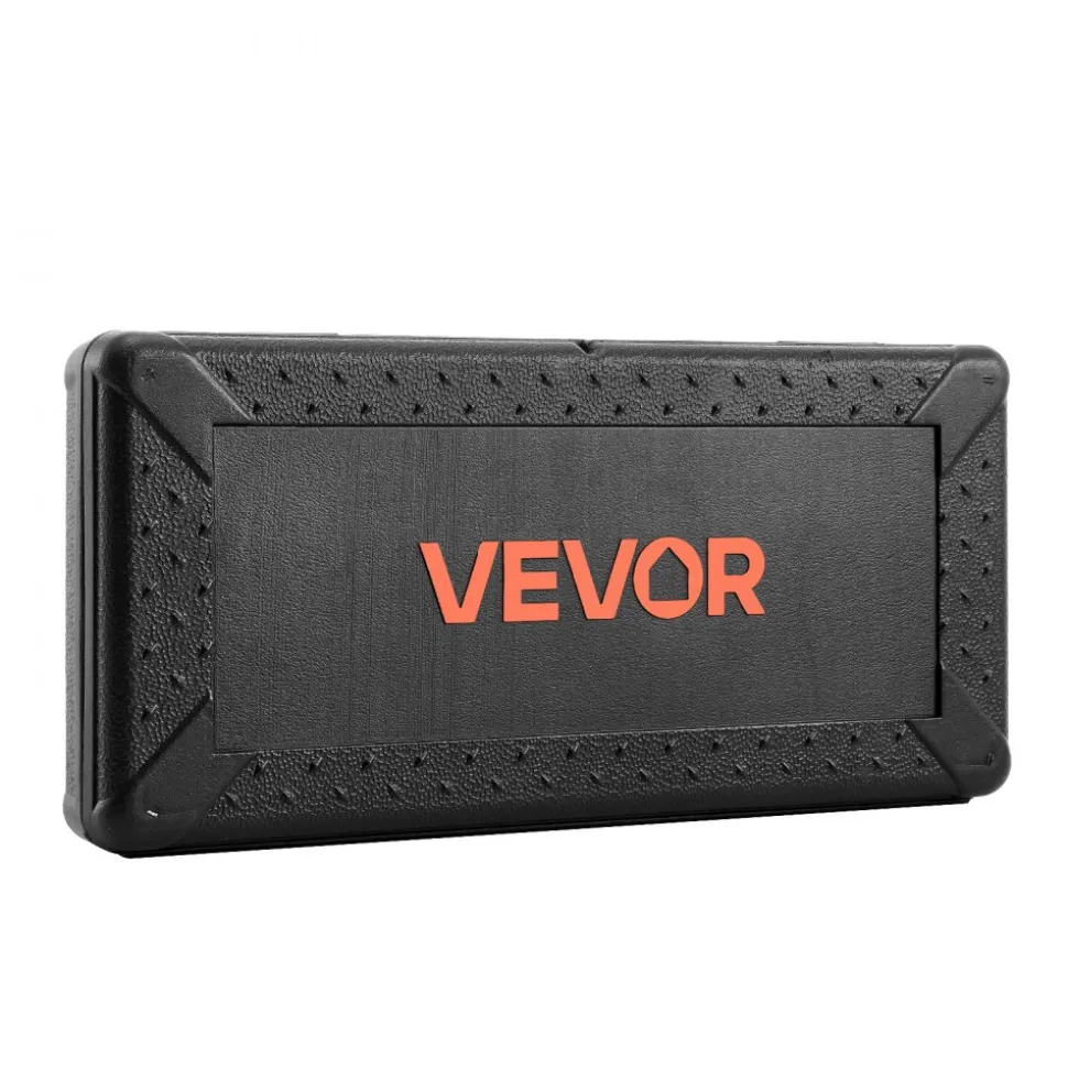 VEVOR Socket Set, 39 Pieces, 3/8 & 1/4 inch Drive Socket and Ratchet Set, SAE and Metric Size, Mechanic Tool Kit with Ratchet Wrench, Accessories, Storage Case, CR-V Alloy Steel, for Automotive Repair