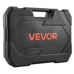 VEVOR Socket Set, 86 Pieces, 3/8 & 1/4 & 1/2 inch Drive Socket and Ratchet Set, SAE and Metric, Mechanic Tool Kit with Ratchet Wrench, Accessories and Storage Case, CR-V Alloy Steel, for Auto Repair