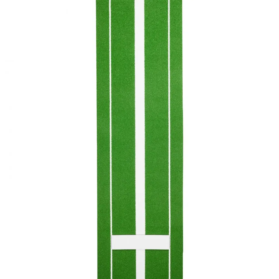 VEVOR Softball Pitching Mat, 10x3 ft Baseball Pitching Rubber Mound, Antifade Turf and Antislip Foam Backing Portable Training Aid, Fastpitch Equipment for Pitchers Indoor Outdoor Practice, Green