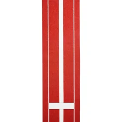 VEVOR Softball Pitching Mat, 10x3 ft Baseball Pitching Rubber Mound, Antifade Turf and Antislip Foam Backing Portable Training Aid, Fastpitch Equipment for Pitchers Indoor Outdoor Practice, Red
