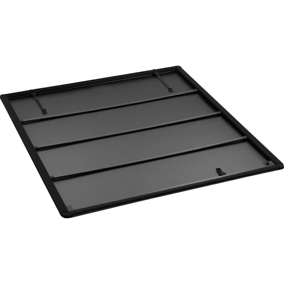 VEVOR Soft Roll-Up Truck Bed Tonneau Cover, Compatible with 2015-2026 Ford F-150, Fits 5.6 ft (5 ft 7 in/67 in) Bed, Triple-Layer Heavy-Duty PVC Tonneau Cover with Three Aluminum Alloy Support Bars