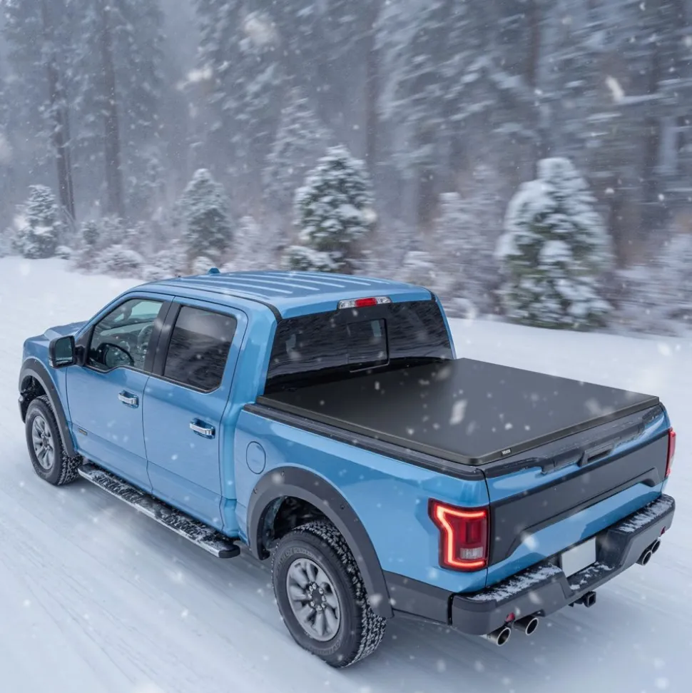 VEVOR Soft Roll-Up Truck Bed Tonneau Cover, Compatible with 2019-2026 Ram 1500 New Body, Fits 5.7 ft (5 ft 7 in/67 in) Bed Without Rambox or Split Tailgate, PVC Tonneau Cover with Aluminum Alloy Bars