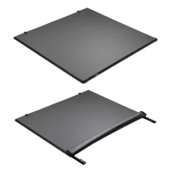 VEVOR Soft Roll-Up Truck Bed Tonneau Cover, Compatible with 2017-2026 Honda Ridgeline, Fits 5 ft (5 ft 4 in/64 in) Bed, Triple-Layer Heavy-Duty PVC Tonneau Cover with Three Aluminum Alloy Support Bars