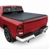 VEVOR Soft Roll-Up Truck Bed Tonneau Cover, Compatible with 2014-2025 Chevy Silverado/GMC Sierra 1500 & 2014-2019 2500 3500 HD, Fits 6.5 ft (6 ft 7 in/79 in) Bed, PVC Tonneau Cover with Aluminum Bars