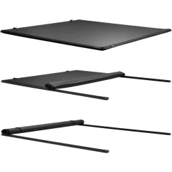 VEVOR Soft Roll-Up Truck Bed Tonneau Cover, Compatible with 2019-2026 Chevy Silverado/GMC Sierra 1500 New Body, Fits 5.8 ft (5 ft 9 in/69.3 in) Bed, PVC Tonneau Cover with Aluminum Alloy Support Bars