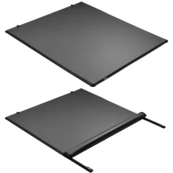 VEVOR Soft Roll-Up Truck Bed Tonneau Cover, Compatible with 2014-2018 Chevy Silverado/GMC Sierra 1500 (2019 LD/Limited), Fits 5.8 ft (5 ft 9 in/69 in) Bed, PVC Tonneau Cover with Aluminum Alloy Bars