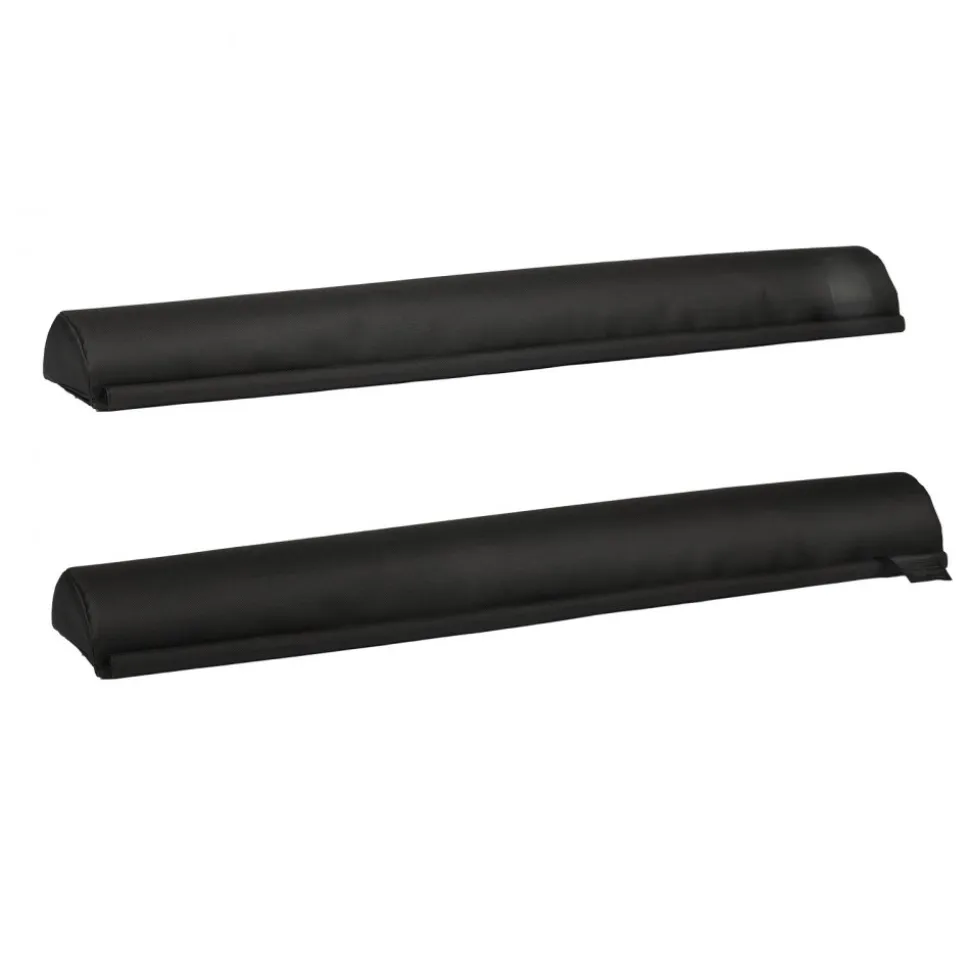 VEVOR Soft Roof Rack Pads, 28" Universal Car Roof Rack Pads for Various Crossbars, 88LBS Load Capacity Luggage Kayak Carrier with 2 Tie Down Straps for SUPs Canoes Snowboards Paddle Boards