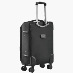 VEVOR Softside Expandable Luggage with Spinner Wheels, 28-Inch Softside Checked Large Luggage, Lightweight Checked Suitcase with Expandable Zippered Pocket and TSA Lock, Black