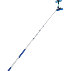 VEVOR Solar Panel Cleaning Kit, 39 ft, Water Fed Pole Kit with Cleaning Brush, Soap Dispenser, Extendable Aluminum Telescopic Pole, 180° Rotatable Brush Head, for Roof Mounted Solar Panels, Windows