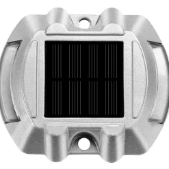 VEVOR Solar Pathway Lights, 12-Pack, White, Includes Screws, Weatherproof Outdoor Deck Lights, 6 LED, Ideal for Garden Paths, Walkways, Driveways & Steps