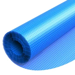 VEVOR Solar Pool Cover, 27 ft Round Pool Bubble Cover, 16 Mil Pools Solar Blanket with Bubble & PE Material, Daytime Heat Absorption, Nighttime Heat Retention, Heat Retaining Solars Covers, Blue