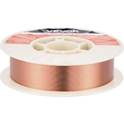 VEVOR Solid MIG Welding Wire, ER70S-6 0.035-inch 10 LBS, Low Spatter Mild Steel Welding Wire with High Deoxidizers for All-Position Gas Shielded Welding