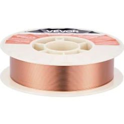 VEVOR Solid MIG Welding Wire, ER70S-6 0.023-inch 10 LBS, Low Spatter Mild Steel Welding Wire with High Deoxidizers for All-Position Gas Shielded Welding