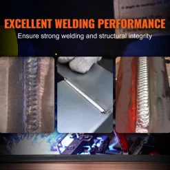 VEVOR Solid MIG Welding Wire, ER70S-6 0.035-inch 11LBS with Low Splatter and High Levels of Deoxidizers for All Position Gas Welding