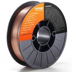 VEVOR Solid MIG Welding Wire, ER70S-6 0.035-inch 11LBS with Low Splatter and High Levels of Deoxidizers for All Position Gas Welding