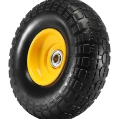 VEVOR Solid PU Run-Flat Tire Wheel, 10