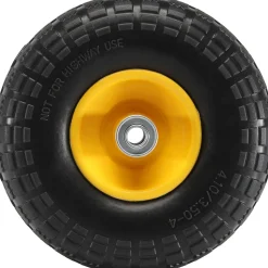 VEVOR Solid PU Run-Flat Tire Wheel, 10