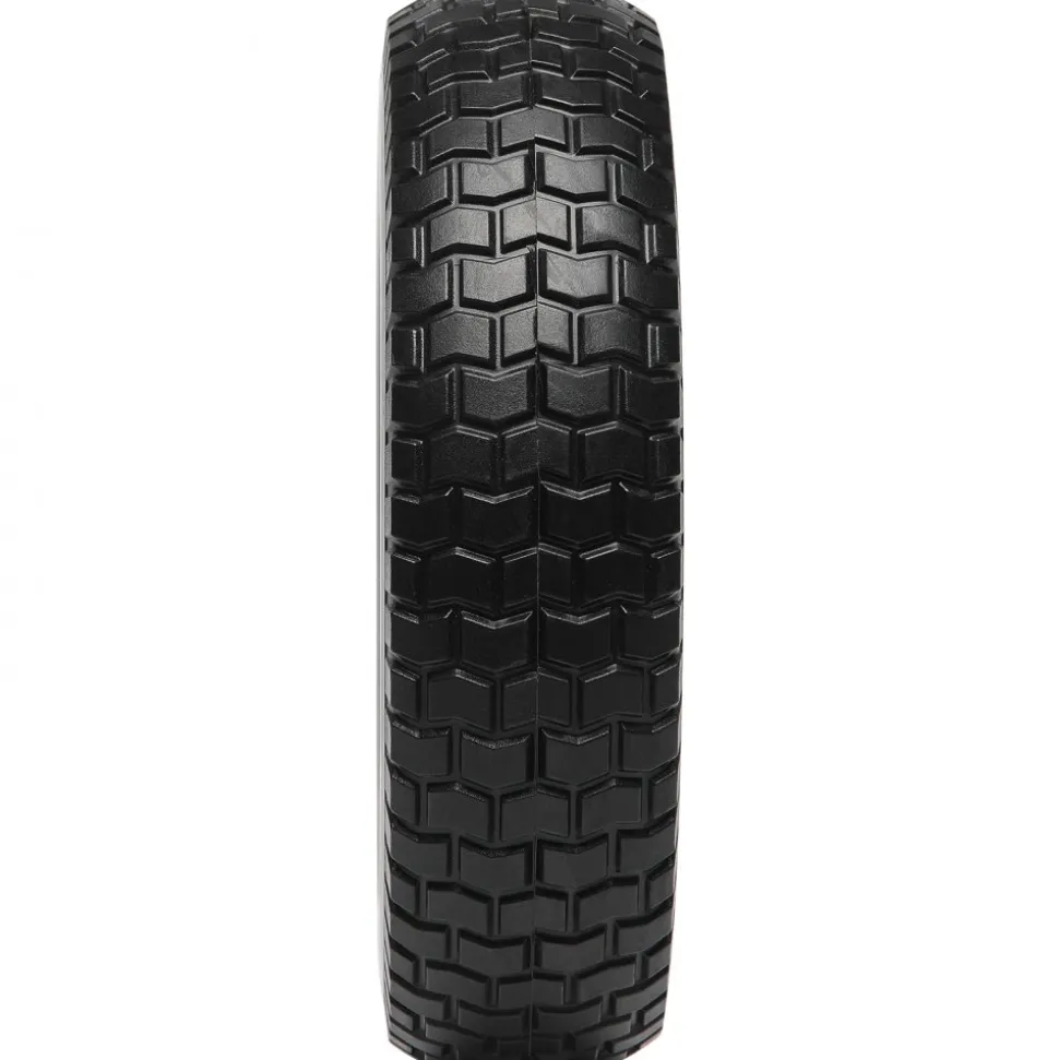 VEVOR Solid PU Run-Flat Tire Wheel, 10", 2-Pack, 180 lbs Dynamic Load, 220 lbs Static Load, Flat Free Tubeless Tires and Wheels for Hand Truck, Utility Cart, Dollies, Garden Trailers, Various Carts
