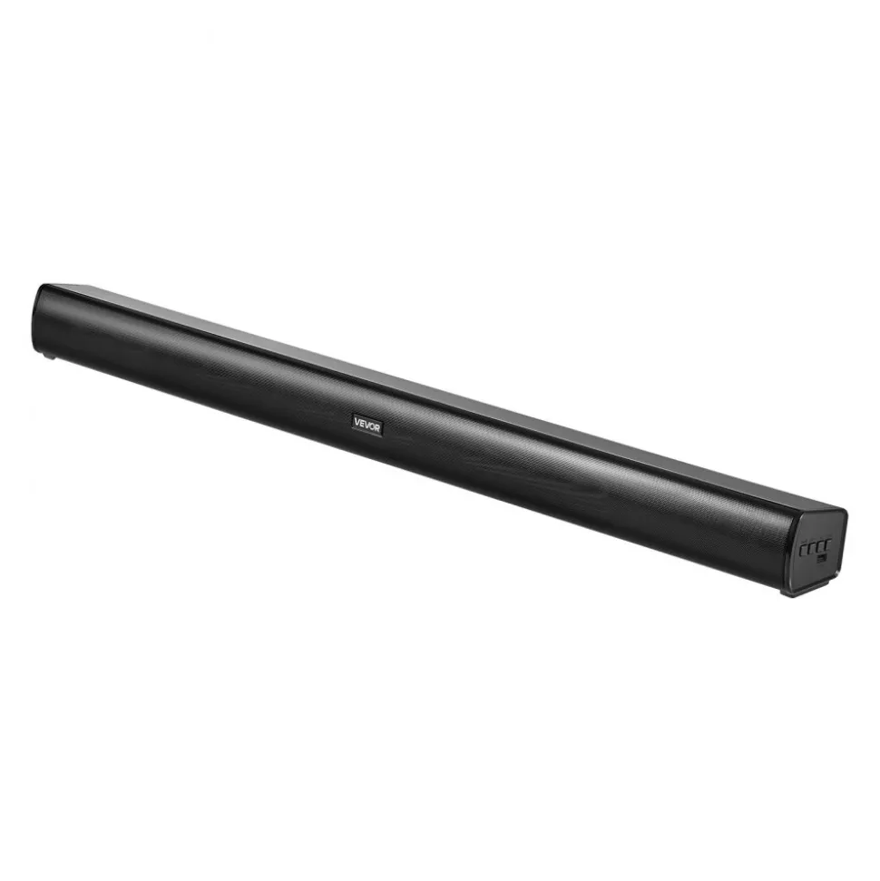 VEVOR Sound Bar for Smart TV, 2.1 Channel, 35-Inch Compact Soundbar TV Speakers with Built-In Subwoofer for Projector, Bluetooth AUX Connection, Easy Setup, 120W Surround Sound System for Home Audio