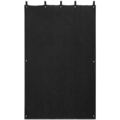 VEVOR Sound Dampening Blankets, Soundproof Curtains with 80 x 48 in, Soundproof Blanket with Grommets, Studio Grommeted Blanket, for Window, Door, Light Blocker, Music Recording, Black