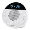 VEVOR Sound Machine, 18 Soothing Sleep Sounds and 7-Color Night Light, 5-in-1 White Noise Sound Machine with Dual Alarms, Auto-Off Timer and Memory Function, for Baby, Adults, Home, Office & Travel