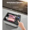 VEVOR Sous Vide Cooker, 800W Sous-Vide Machine, Suveed Cooking Machine with LED Digital Display, Glass Lid, Precise Temperature & Timer Control, for Family & Friends, All-in-One Sous Vide Pot