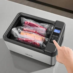 VEVOR Sous Vide Cooker, 800W Sous-Vide Machine, Suveed Cooking Machine with LED Digital Display, Glass Lid, Precise Temperature & Timer Control, for Family & Friends, All-in-One Sous Vide Pot